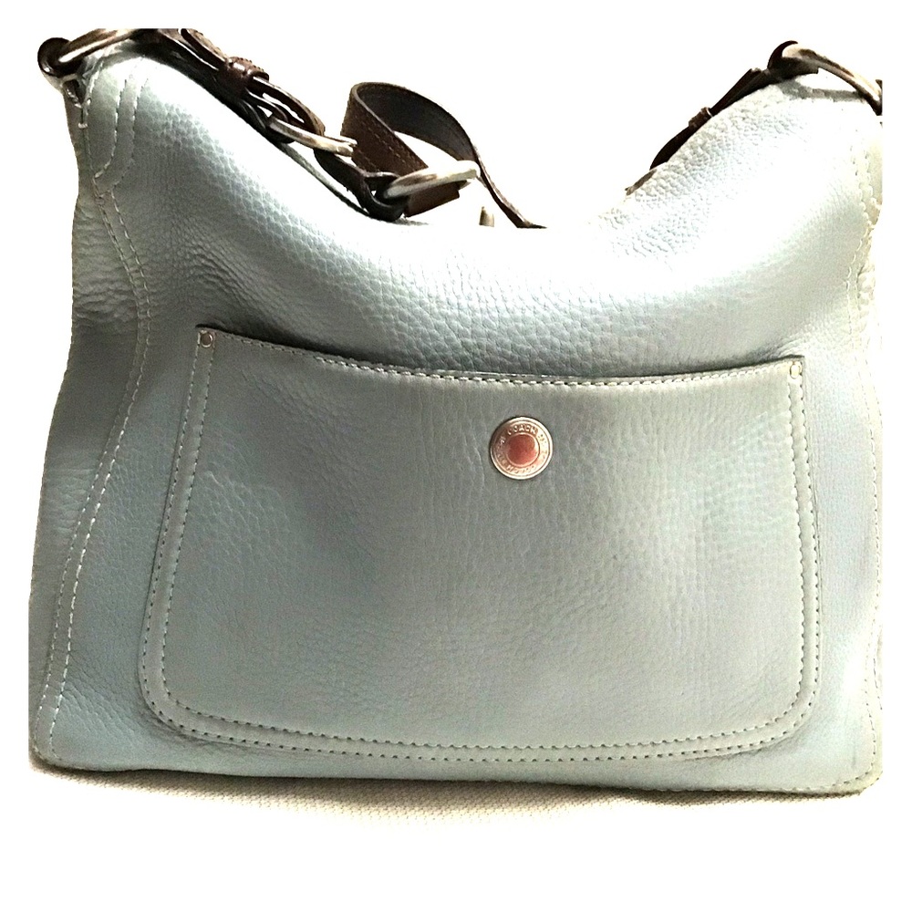 Coach leather Chelsea turn lock shoulder bag